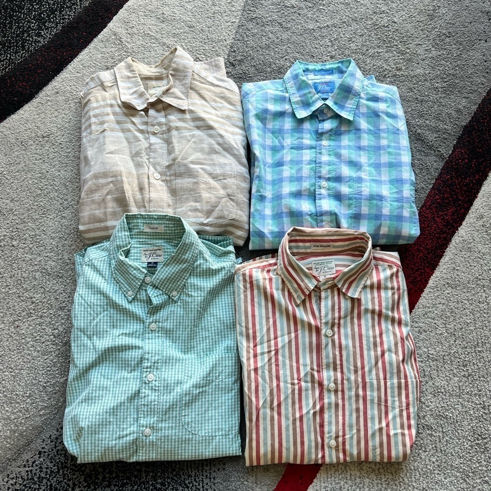 Gap/J.Crew Assorted Men’s Business Casual Button Front Shirts Bundle